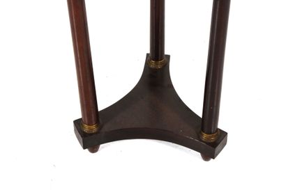 Empire-style pedestal table in mahogany and...