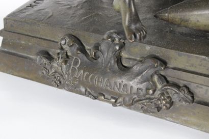 Late 19th century French school
Bacchanal
Bronze...