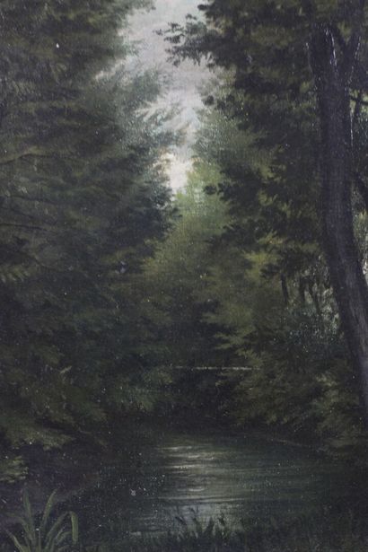 Adolphe APPIAN (1818-1898)
Paysage rivulaire
Huile...
