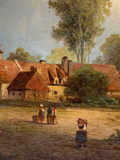 19th century French school
Lively village
H_48...