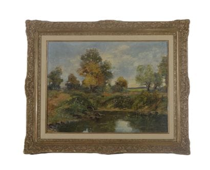 Émile LEJEUNE (1885-1964)
Paysage lacustre...