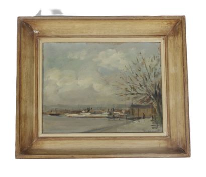 André PETTINEROLI (1902-1978)
Le Port
Huile...