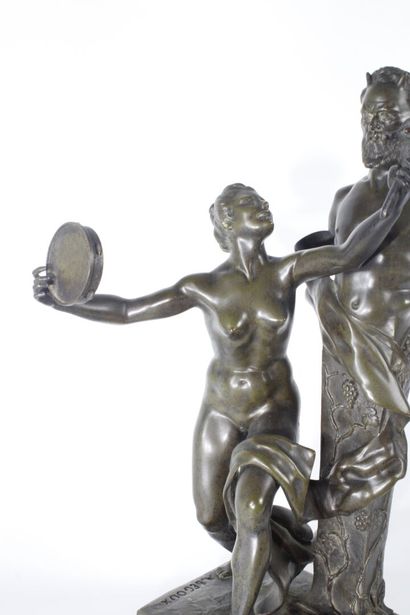 Late 19th century French school
Bacchanal
Bronze...