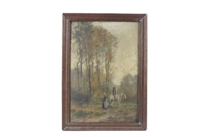 Late 19th century French school
Horseback...