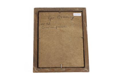 Georges L. GYANINY (XXe)
La cour de ferme
Huile...