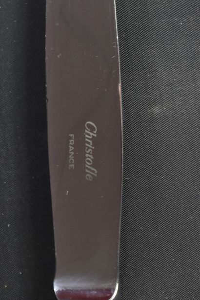 CHRISTOFLE. Modèle Marly.
Importante ménagère...