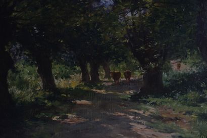 Félix Dominique DE VUILLEFROY (1841-1916)
Vaches...
