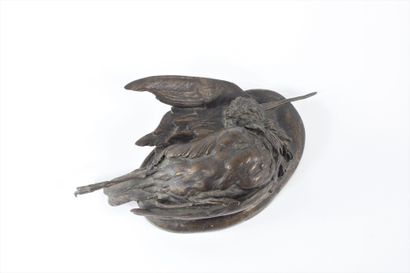 Paul COMOLERA (1818-1897)
Woodcock trophy
Bronze...