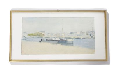 Arthur PERRIER (XXE)
Bateau amarré
Aquarelle...