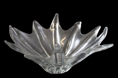 DAUM France 
Coupe en cristal de forme libre.
D_...