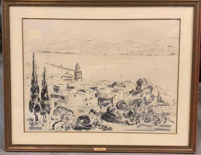 Vincent ROUX (1928-1991)
Vue de St tropez....