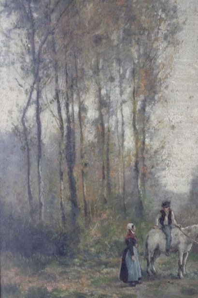 Late 19th century French school
Horseback...