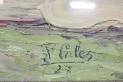 Pierre CALES (1870-1961)
Paysage de montagne
Huile...