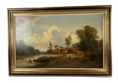 19th century French school
Lively village
H_48...