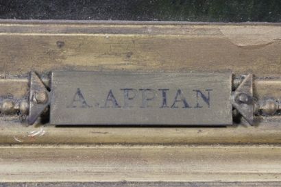 Adolphe APPIAN (1818-1898)
Paysage rivulaire
Huile...