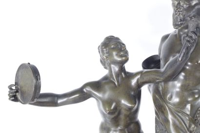 Late 19th century French school
Bacchanal
Bronze...