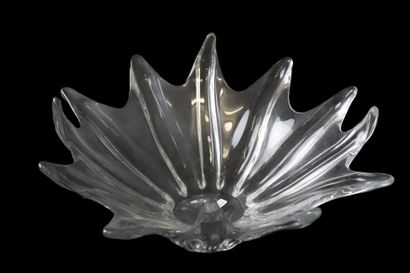 DAUM France 
Coupe en cristal de forme libre.
D_...