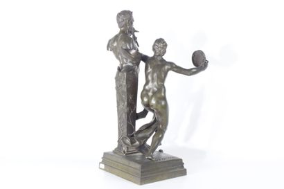 Late 19th century French school
Bacchanal
Bronze...