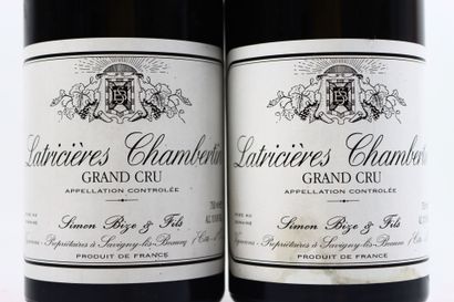 2 bottles of LATRICIERES CHAMBERTIN 2003...