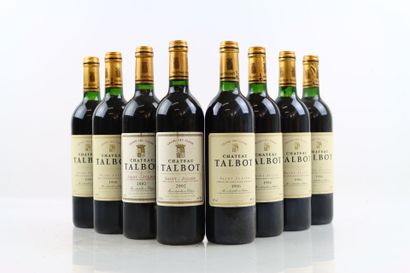 Reunion of 8 bottles of SAINT-JULIEN du Château...
