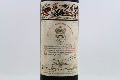 1 bottle of PAUILLAC 1957 from Château MOUTON...