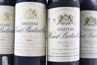 Reunion of 6 bottles of PAUILLAC du Château...