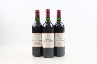 3 bottles of PAUILLAC 1995 du Château LYNCH...