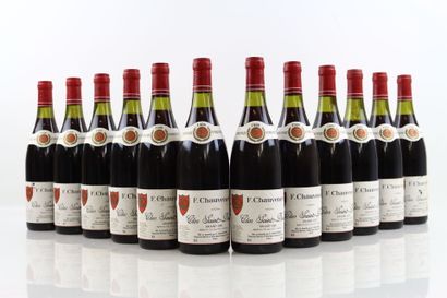 12 bottles CLOS SAINT-DENIS 1986 by CHAUVENET...