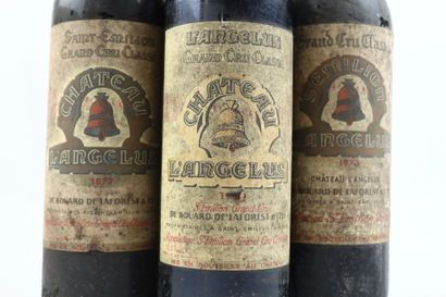 Reunion of 3 bottles of SAINT-EMILION Grand...