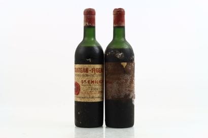 2 bottles SAINT-EMILION 1959 from Château...