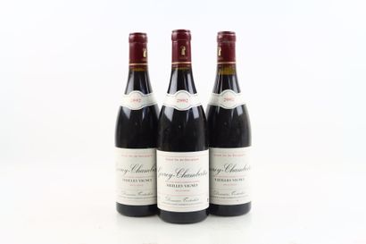 3 bottles of GEVREY-CHAMBERTIN Vieilles Vignes...