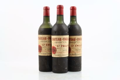 3 bottles of SAINT-EMILION 1953 from Château...