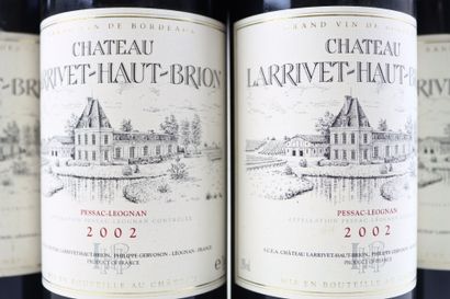 6 bottles of PESSAC-LEOGNAN 2002 from Château...