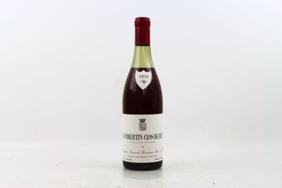 1 bottle CHAMBERTIN CLOS DE BEZE 1970 from...