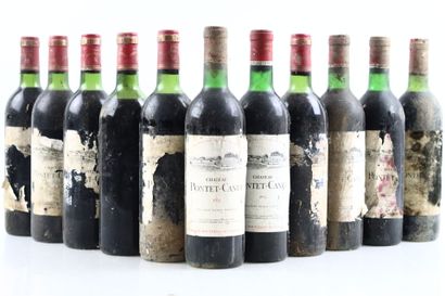 Reunion of 11 bottles of PAUILLAC from Château...