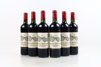 6 bottles of SAINT-GEORGES SAINT EMILION...
