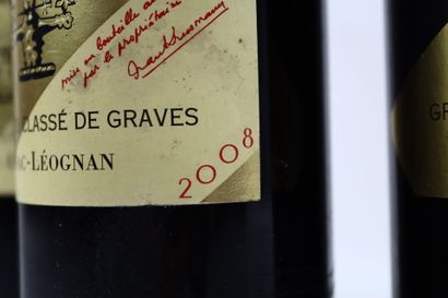 6 bottles of PESSAC-LEOGNAN 2008 from Château...