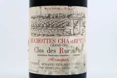 1 bottle of RUCHOTTES-CHAMBERTIN Clos des...