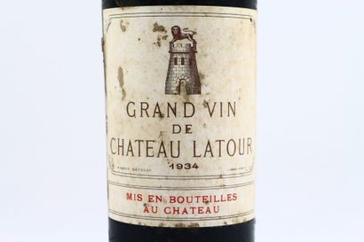 1 bottle of PAUILLAC 1934 from Château LATOUR,...