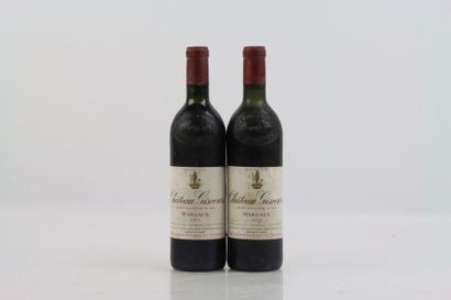 2 bottles of MARGAUX 1979 from Château GISCOURS,...