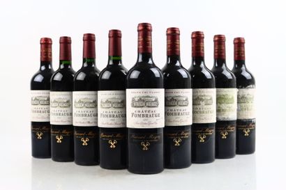 Reunion of 9 bottles of SAINT-EMILION Grand...