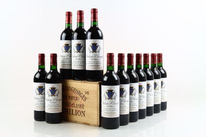 12 bottles of SAINT-EMILION Grand Cru 1996...
