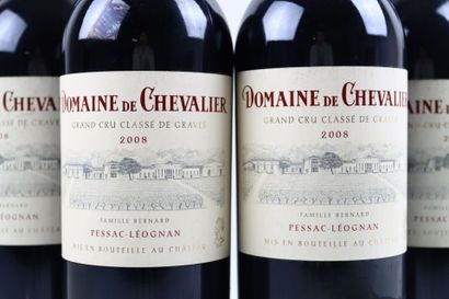 6 bottles of PESSAC-LEOGNAN 2008 Domaine...