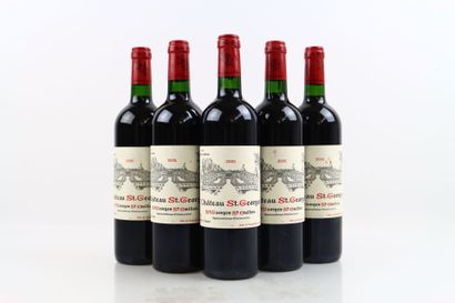 5 bottles of SAINT-GEORGES SAINT EMILION...