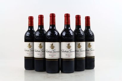 6 bottles of MARGAUX 2008 from Château GISCOURS...