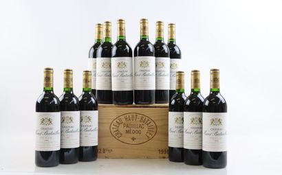 12 bottles of PAUILLAC 1995 from Château...