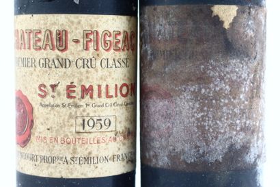 2 bottles SAINT-EMILION 1959 from Château...