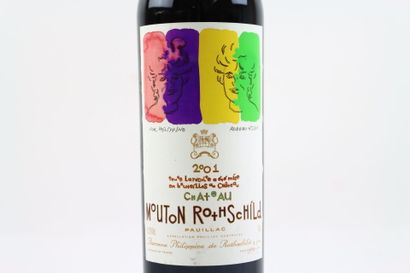 1 bottle of PAUILLAC 2001 du Château MOUTON...