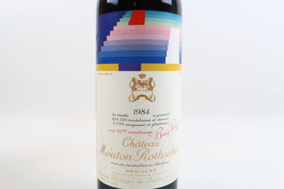 1 bottle of PAUILLAC 1984 from Château MOUTON-ROTSCHILD...