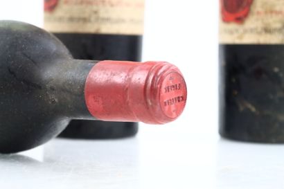 3 bottles of SAINT-EMILION 1953 from Château...